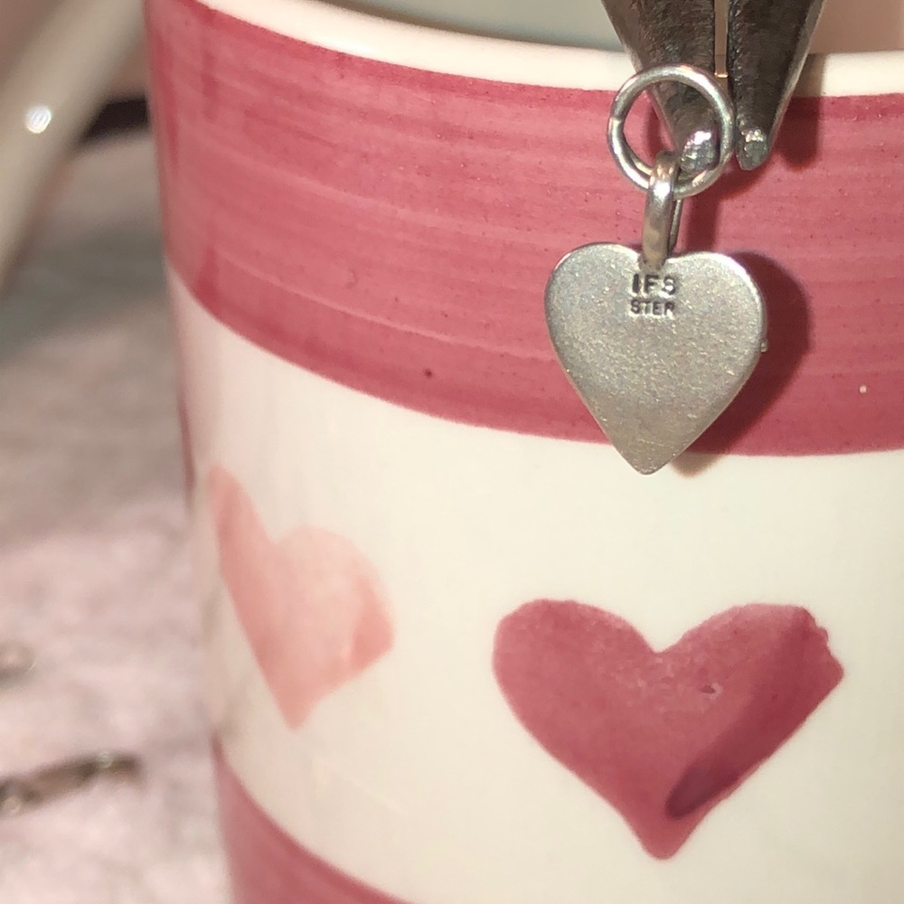 CHARM Heart SILVER .925 - Picture 4 of 7